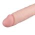 Real Fantasy Glynn - realistyczny dildo z jądrami 25cm (naturalny)