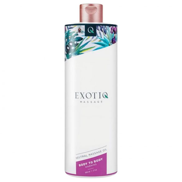 Exotiq Body To Body - rozgrzewający olejek do masażu (500ml)