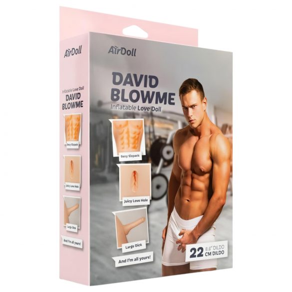 AirDoll David Blowme - dmuchany mężczyzna (naturalny)