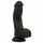 Easytoys - realistyczne dildo z jądrami - 12 cm (czarne)