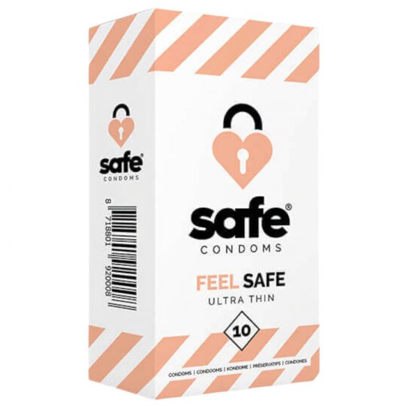 SAFE Feel Safe - ultracienkie prezerwatywy (10 szt.)