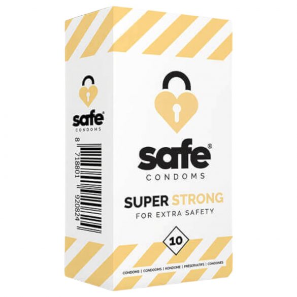 SAFE Super Strong - wyjątkowa moc w prezerwatywach (10 szt.)