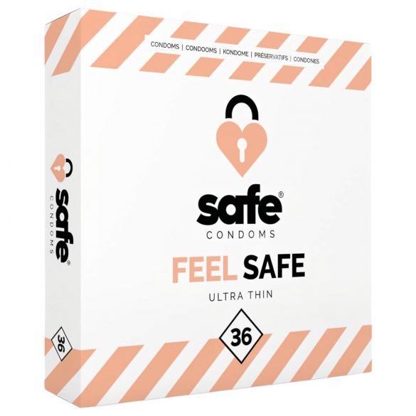 SAFE Feel Safe - cienkie prezerwatywy (36 szt.)