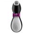 Satisfyer Penguin - wibrujący masażer łechtaczki wodoodporny (czarno-biały)