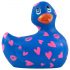 My Duckie Romance 2.0 - wodoodporny stymulator łechtaczki (niebiesko-różowy)