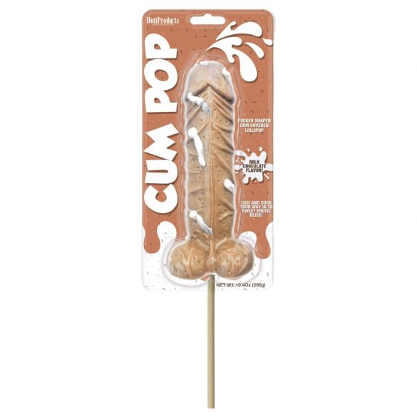 Cum Cock Pop - gigantyczny lizak (295g) - mleczna czekolada