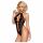 Obsessive 830-Ted - czarne body z naszyjnikiem