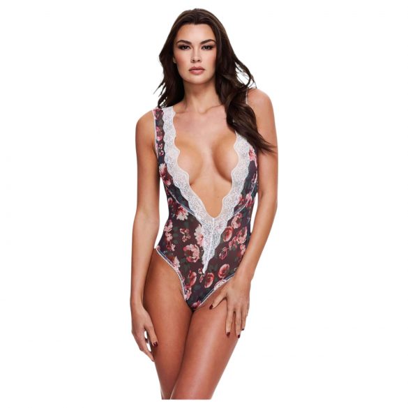 Baci - kwiatowe, koronkowe body - M/L